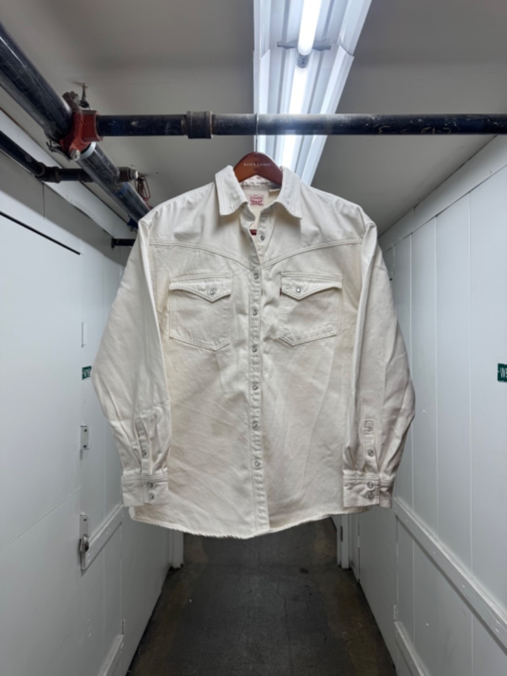 Levi's Western Pearl Snap Cowboy Oversized Shirt Jacket